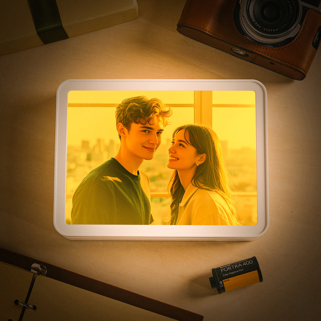 Bluetooth Speaker Mirror Photo Lamp
