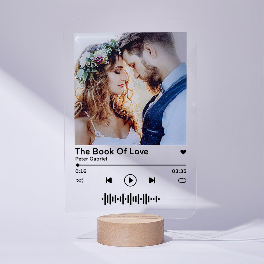 Scannable Code Album Night Light