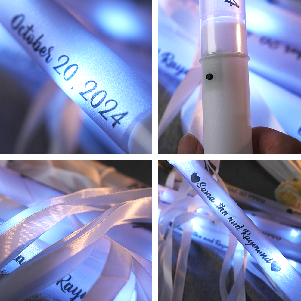 Personalized LED Stick Wedding Party Favor