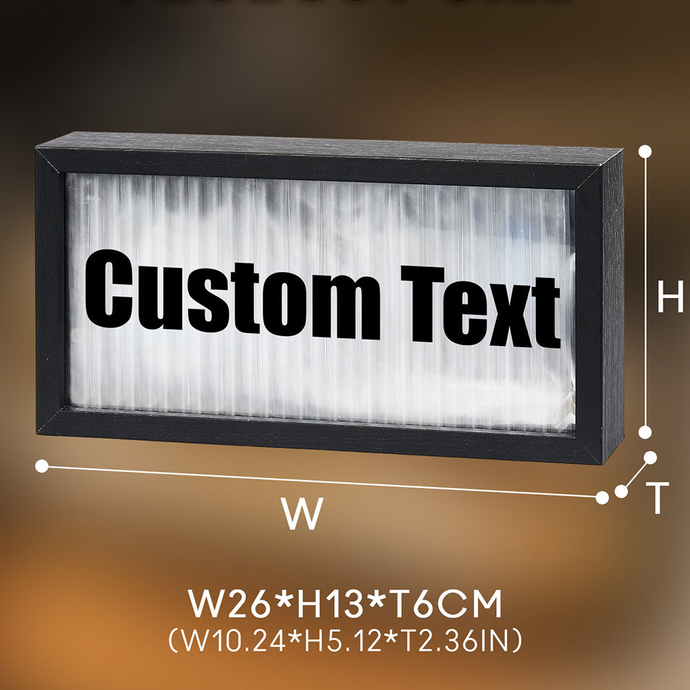 Bluetooth Speaker Night Light (Custom Text)