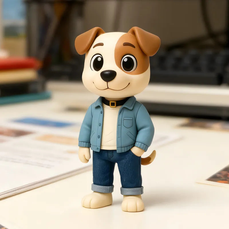 Custom Cute 3D Mini Figure Office Desk Figurine Based on Your Picture