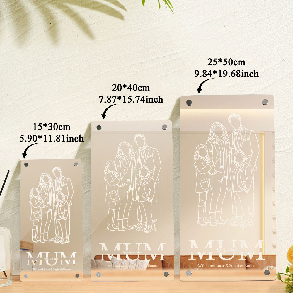 Personalized Mirror Light