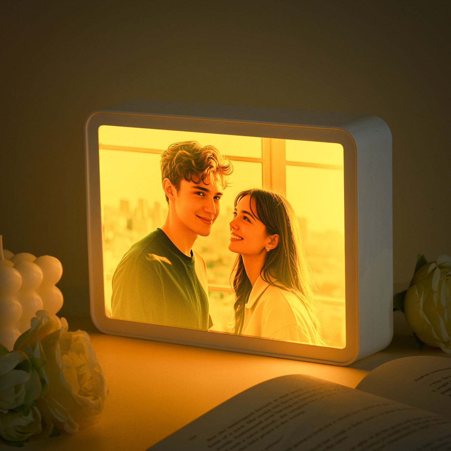 Bluetooth Speaker Mirror Photo Lamp