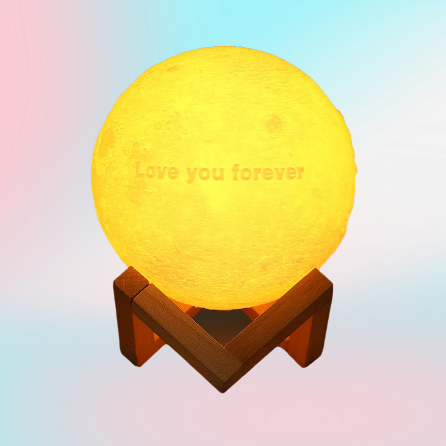 Lunar Text Moon Lamp