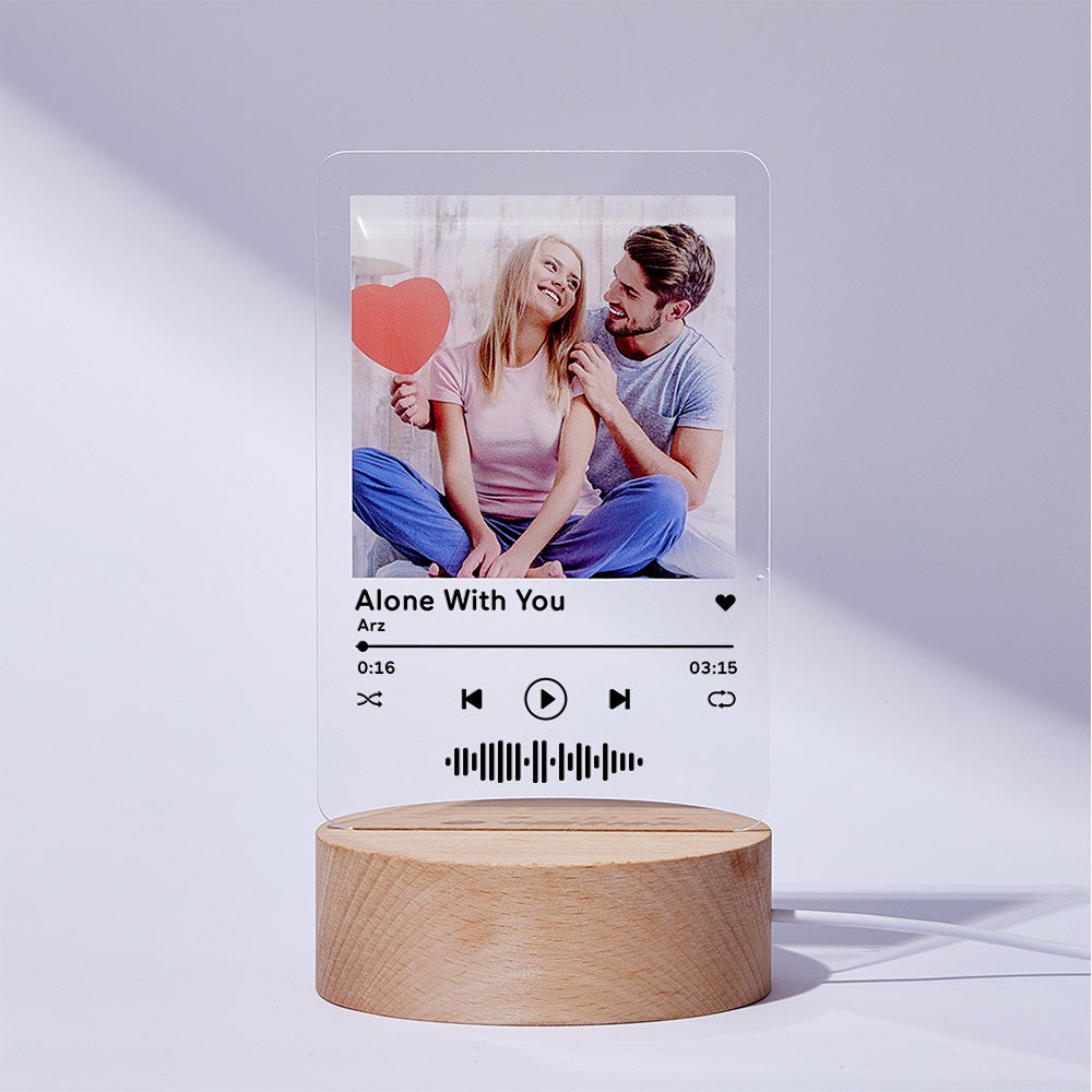 Scannable Code Album Night Light