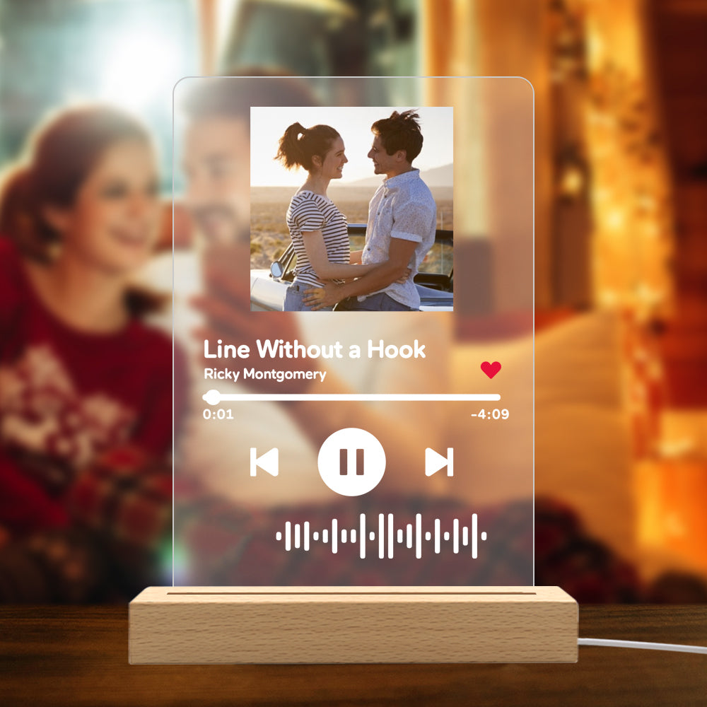 Scan Music Code Acrylic Night Light (21×33cm)