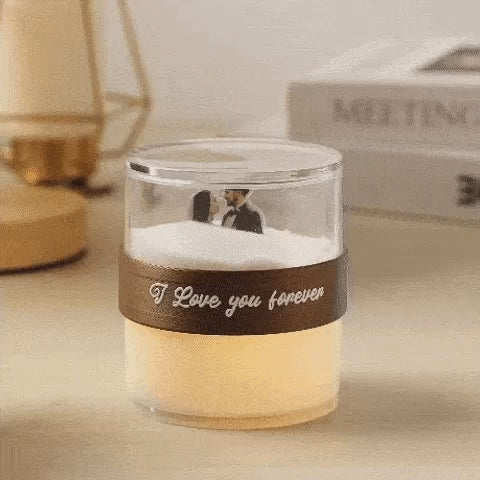 Hourglass Flip Acrylic Anniversary Lamp